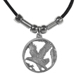 Flying Eagle Adjustable Cord Necklace